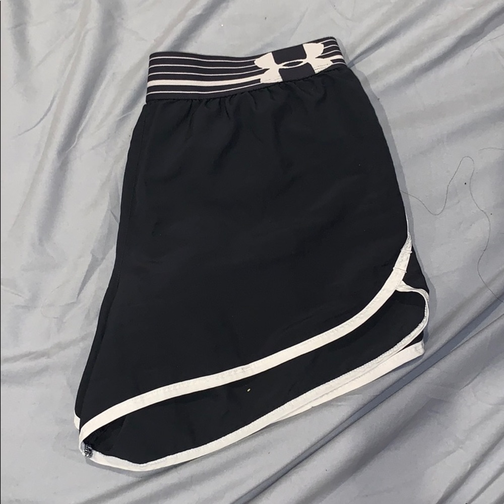 black running shorts